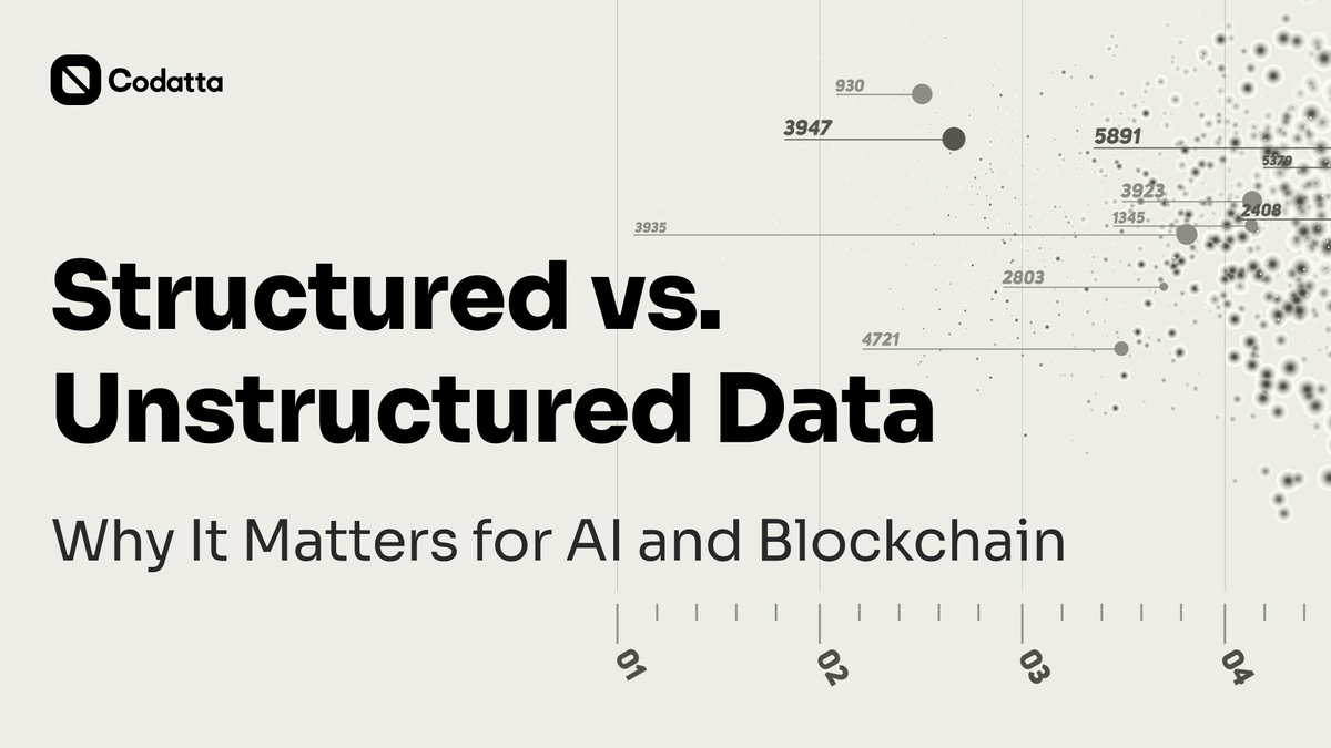 Structured vs. Unstructured Data: Why It Matters for AI and Blockchain