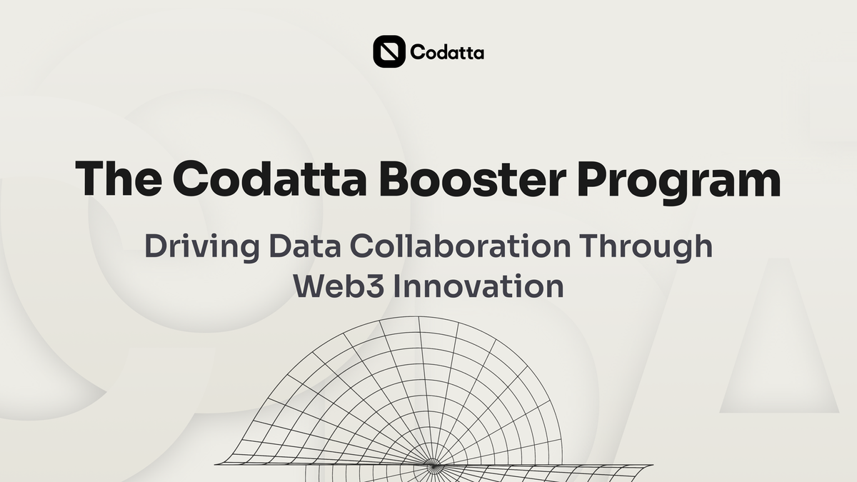 The Codatta Booster Program: Driving Data Collaboration Through Web3 Innovation