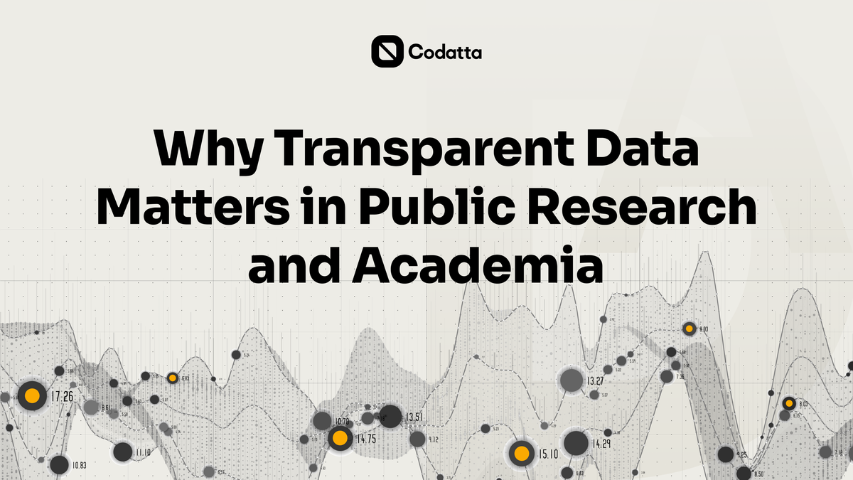 Why Transparent Data Matters in Public Research and Academia
