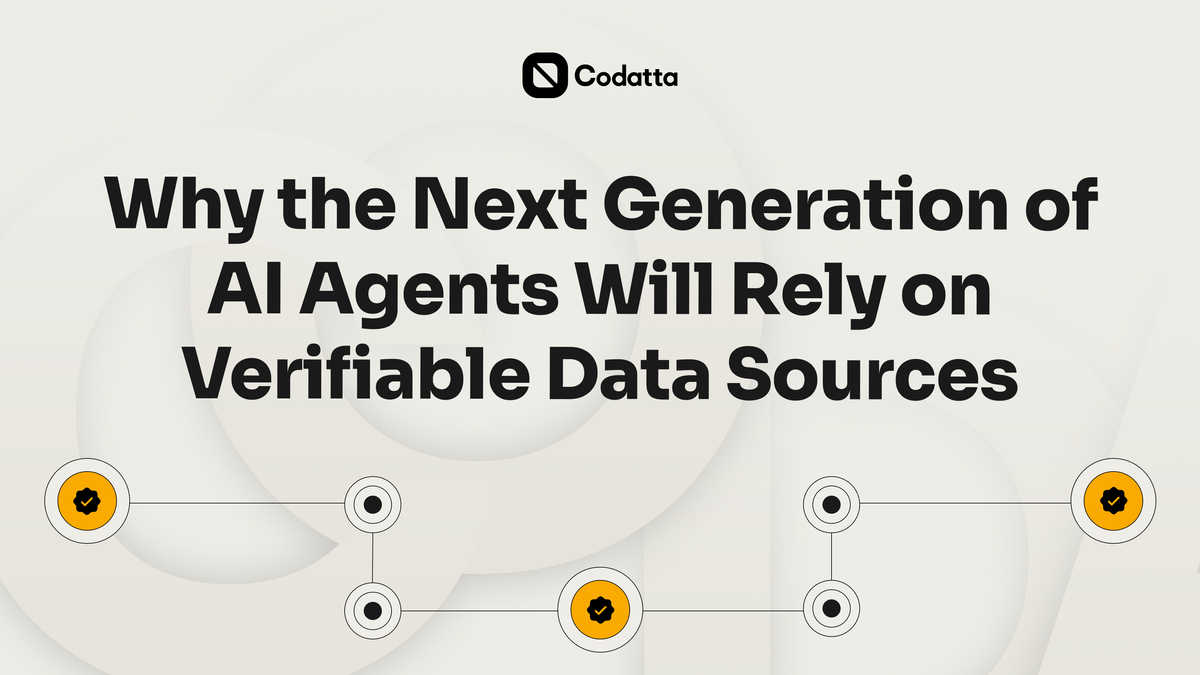 Why the Next Generation of AI Agents Will Rely on Verifiable Data Sources