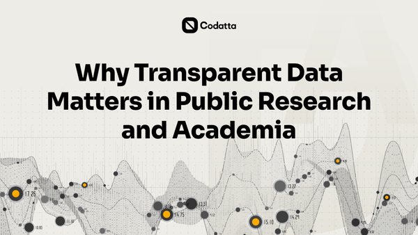 Why Transparent Data Matters in Public Research and Academia
